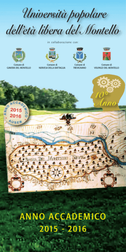 Universit&agrave; popolare dell`et&agrave; libera del Montello
