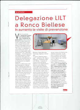 Delegazione LILT - Lega Italiana per la lotta contro i tumori