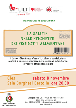 \\&Igrave;/LILT - Comune di Cles