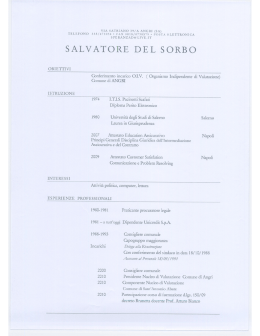 CV-dott. Salvatore Del Sorbo-componente dell
