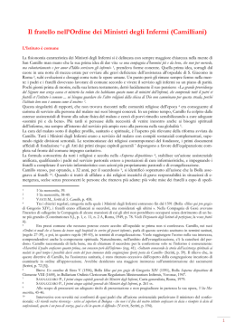 Il fratello nell`Ordine dei Ministri degli Infermi (Camilliani)