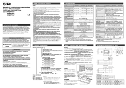 Manuale di installazione e manutenzione
