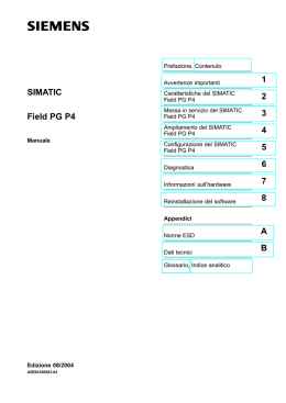 SIMATIC Field PG P4 - Siemens Industry Online Support