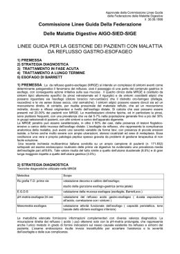 Linee guida per la gestione dei pazienti con malattia da