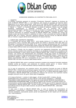 scheda adsl cliente
