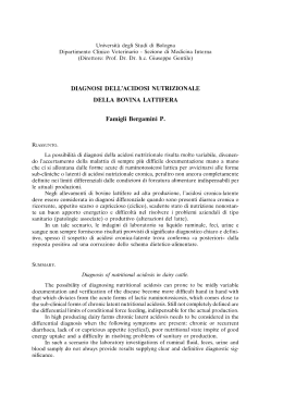 DELLA BOVINA LATTIFERA - Società Italiana di Buiatria
