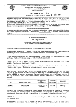 Deliberazione n. 494 del 21.06.2013