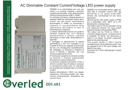 DDS.682 AC Dimmable Constant Current/Voltage LED
