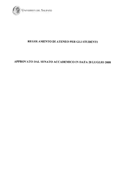 UNIVERSH`&Agrave; DEL SALENTO - Home Page