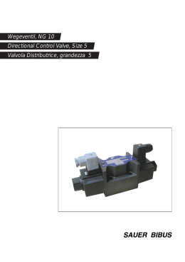 Wegeventil, NG 10 Directional Control Valve, Size