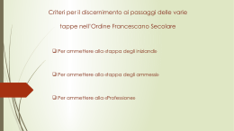Criteri di discernimento