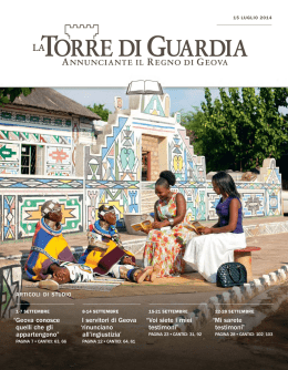 &ldquo;Geova conosce quelli che gli appartengono&rdquo; I servitori di