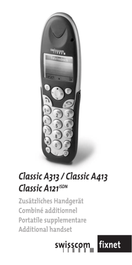Classic A313 / Classic A413 Classic A121ISDN