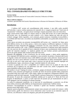 L` acciaio inossidabile nel consolidamento delle