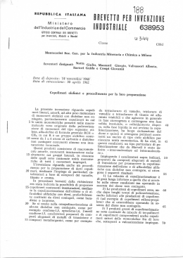 Copolimeri olefinici e procedimento per la preparazione