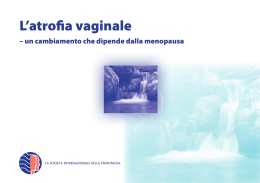 L`atrofia vaginale - International Menopause Society