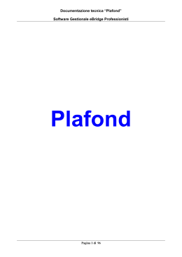 Gestione PLAFOND IVA