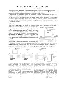 LAVORAZIONI DELLE LAMIERE