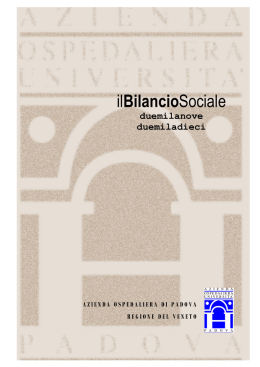 L`attualit&agrave; del Bilancio Sociale