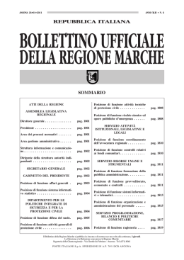 sommario - Regione Marche-Home page Regione Marche