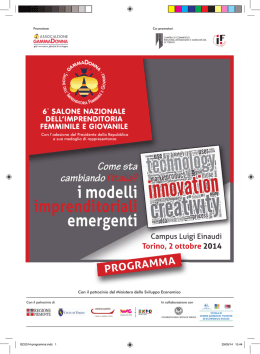 Scarica il dettaglio del programma