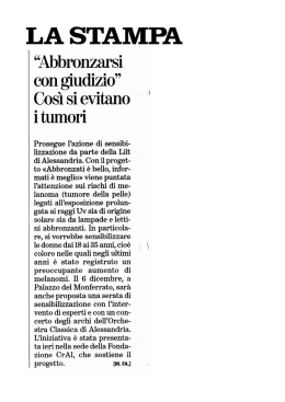 scarica la rassegna stampa in pdf