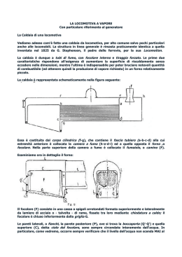 Vediamo adesso com`&egrave; fatta una caldaia da locomotiva, per alto