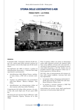 Storia della locomotiva E