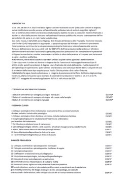 ESENZIONE IVA L`art. 10 n. 18 del D.P.R. 633/72 nel testo
