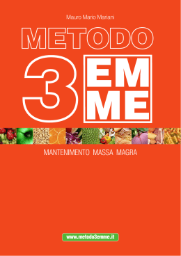 Brochure - Metodo 3emme