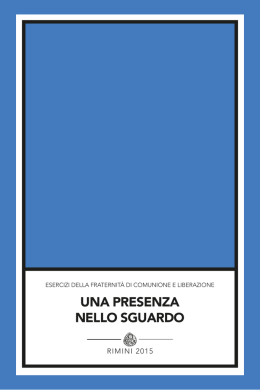 Una presenza nello sguardo