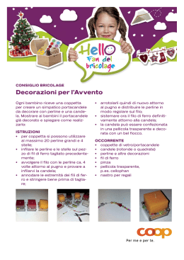 Decorazioni per l`Avvento