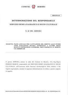 DT. Rep. Servizio Demo-Anagrafico e Socio