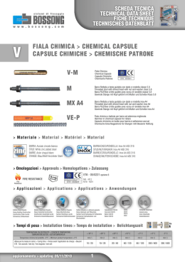 Scheda tecnica V