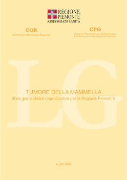 LG Tumori Mammella definitivo - SNLG-ISS