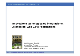 Integrazione e web 2.0