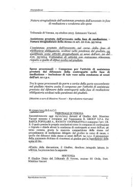 Tribunale di Verona - Mediatori Professionisti Roma