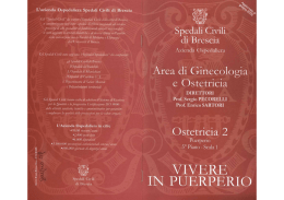Vivere in puerperio - Azienda Ospedaliera Spedali Civili di Brescia