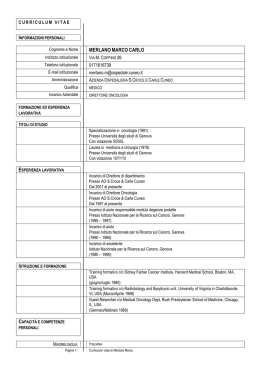 MERLANO MARCO CARLO - Azienda Ospedaliera S. Croce e Carle
