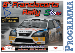 8° Franciacorta Rally Show 2016