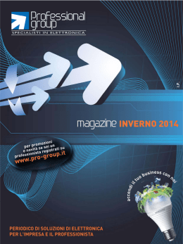 Magazine - Professional Group, Specialisti in Elettronica
