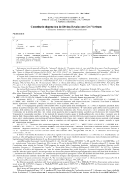 testo e commento alla "Dei Verbum"