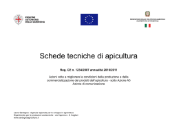 Schede tecniche di apicultura