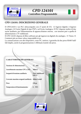 PLC Controllore programmabile CPD124101