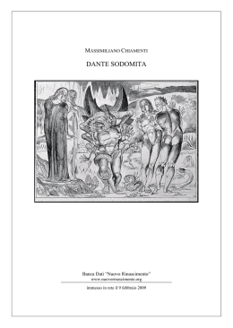 DANTE SODOMITA - Nuovo Rinascimento
