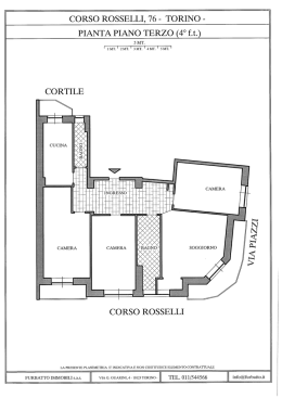 CORSO ROSSELLI, 76 - TORINO - PIANTA