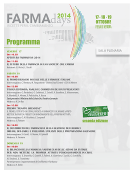 programma Farmadays2014