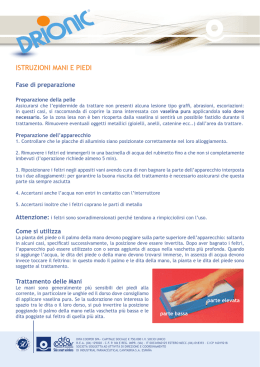 ISTRUZIONI MANI E PIEDI