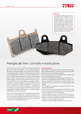 Pastiglie per freni a disco - TRW
