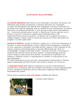 LE ATTIVITA della Fattoria